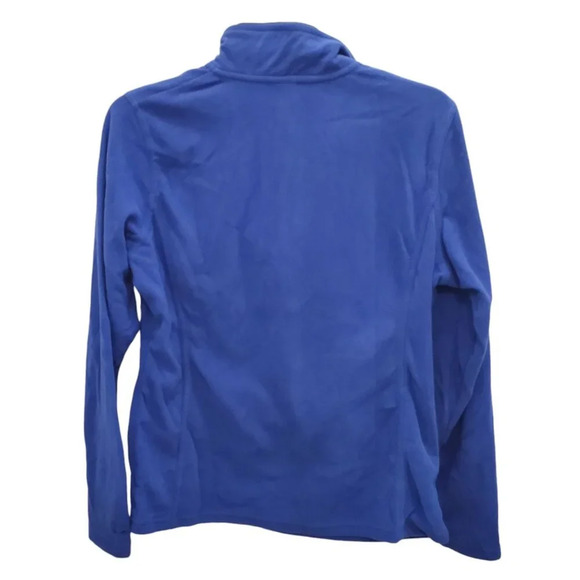 C9 by Champion Women's Blue 1/4 Zip Mock Neck Long Sleeve Fleece Pullover Size M - Picture 7 of 7